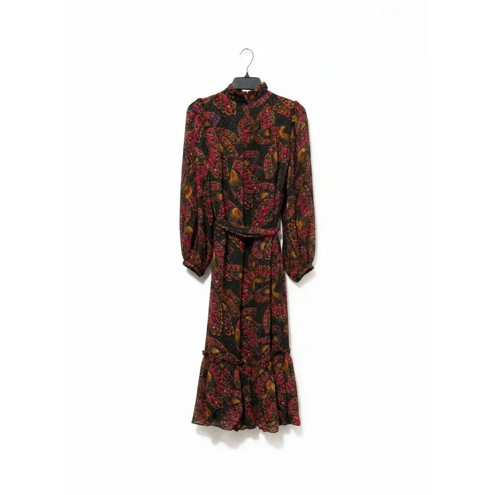 Farm Rio Butterfly Sky Midi Dress‎ - Size Small - NWT